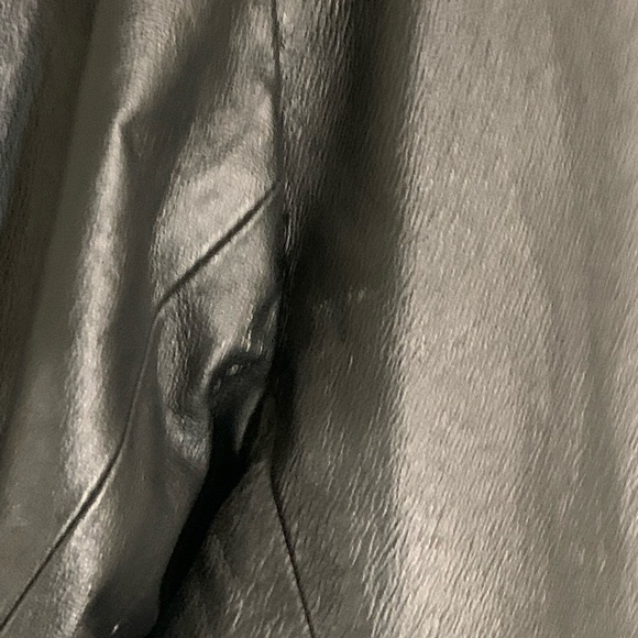 Black Leather Jacket Men’s L - Picture 6 of 8